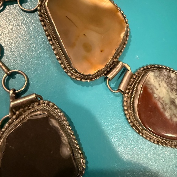 Handcrafted Indian Stone Belt – Boho Artisan Jewelry - Picture 2 of 14